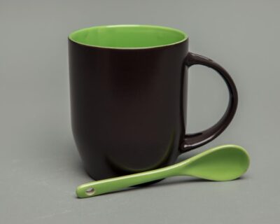 Color Mug With Spoon - Image 4
