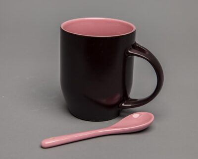 Color Mug With Spoon - Image 13