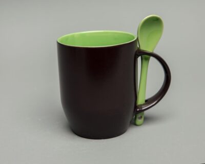 Color Mug With Spoon - Image 6